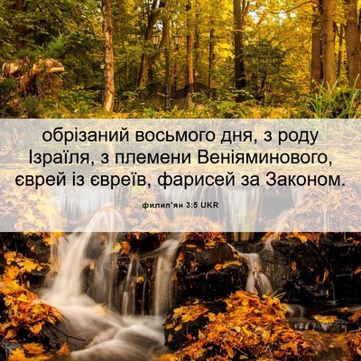 Picture 06 - филип'ян 3:5 UKR - обрізаний восьмого дня, з - Bible Verse Picture