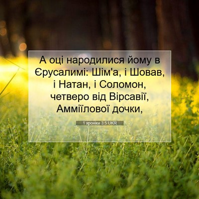Picture 07 - 1 хроніки 3:5 UKR - А оці народилися йому в - Bible Verse Picture