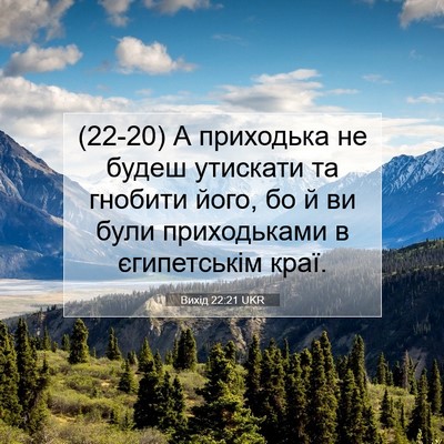 Picture 07 - Вихід 22:21 UKR - (22-20) А приходька не будеш - Bible Verse Picture