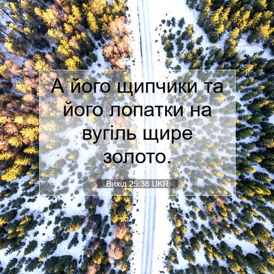 Picture 07 - Вихід 25:38 UKR - А його щипчики та його - Bible Verse Picture