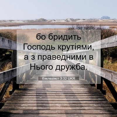 Picture 07 - Екклезіяст 3:32 UKR - бо бридить Господь - Bible Verse Picture