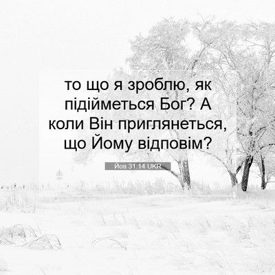 Picture 07 - Йов 31:14 UKR - то що я зроблю, як - Bible Verse Picture