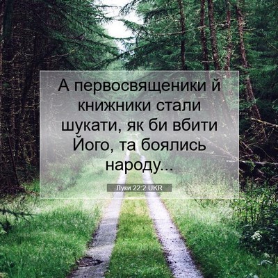 Picture 07 - Луки 22:2 UKR - А первосвященики й - Bible Verse Picture