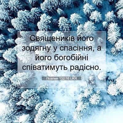 Picture 07 - Псалми 132:16 UKR - Священиків його зодягну у - Bible Verse Picture