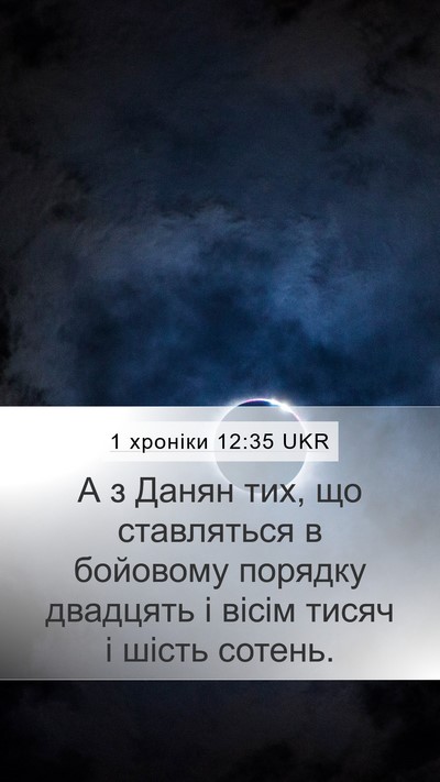 1 хроніки 12:35 UKR Bible Verse Image