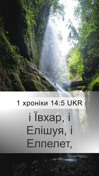 1 хроніки 14:5 UKR Bible Verse Image
