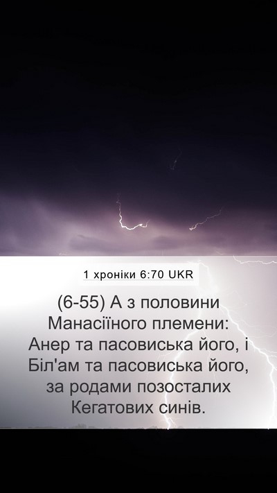 1 хроніки 6:70 UKR Bible Verse Image