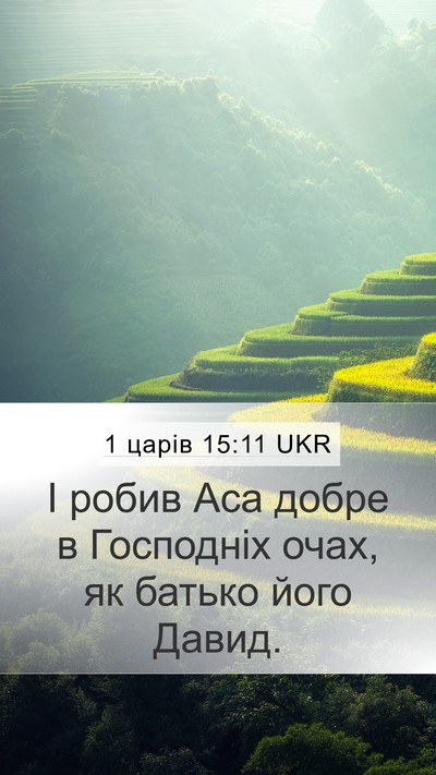 1 царів 15:11 UKR Bible Verse Image