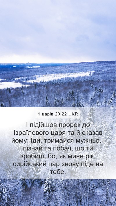 1 царів 20:22 UKR Bible Verse Image