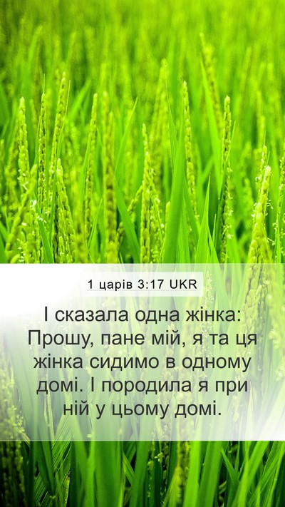 1 царів 3:17 UKR Mobile Phone Wallpaper - І сказала одна жінка: - Mobile Bible Verse Wallpaper