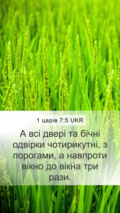 1 царів 7:5 UKR Bible Verse Image