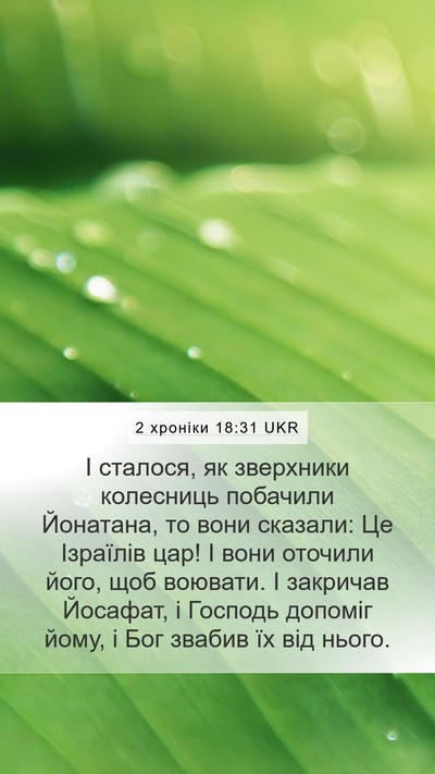 2 хроніки 18:31 UKR Bible Verse Image