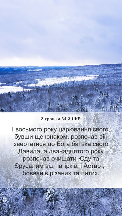 2 хроніки 34:3 UKR Bible Verse Image
