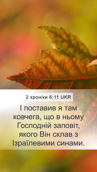 2 хроніки 6:11 UKR Bible Verse Image