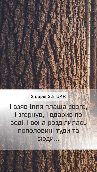 2 царів 2:8 UKR Bible Verse Image