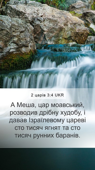 2 царів 3:4 UKR Bible Verse Image