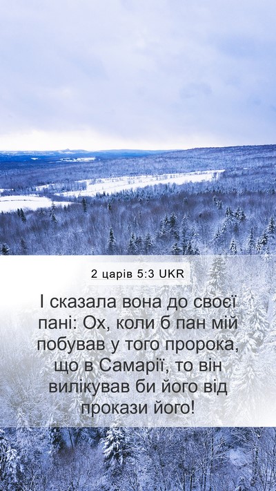 2 царів 5:3 UKR Bible Verse Image