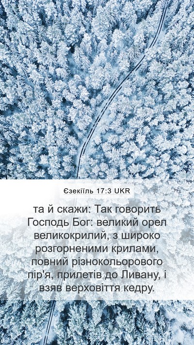 Єзекіїль 17:3 UKR Bible Verse Image