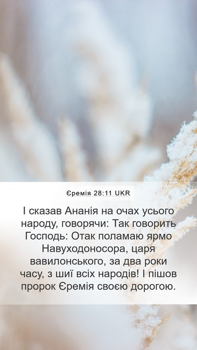 Єремія 28:11 UKR Bible Verse Image