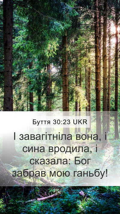 Буття 30:23 UKR Mobile Phone Wallpaper - І завагітніла вона, і сина - Mobile Bible Verse Wallpaper