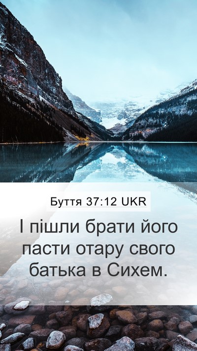 Буття 37:12 UKR Bible Verse Image