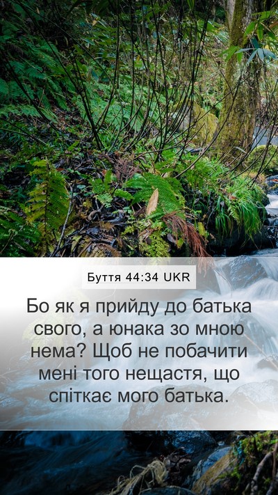 Буття 44:34 UKR Bible Verse Image