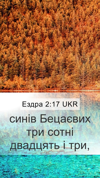 Ездра 2:17 UKR Bible Verse Image