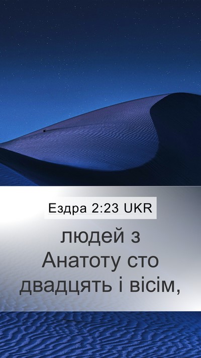 Ездра 2:23 UKR Bible Verse Image