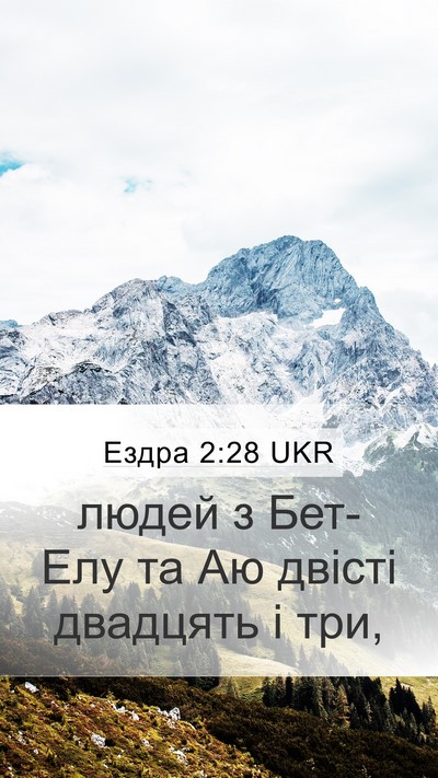 Ездра 2:28 UKR Bible Verse Image