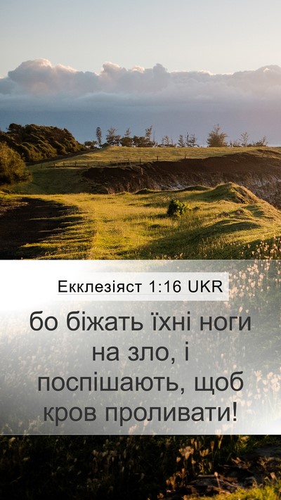 Екклезіяст 1:16 UKR Bible Verse Image