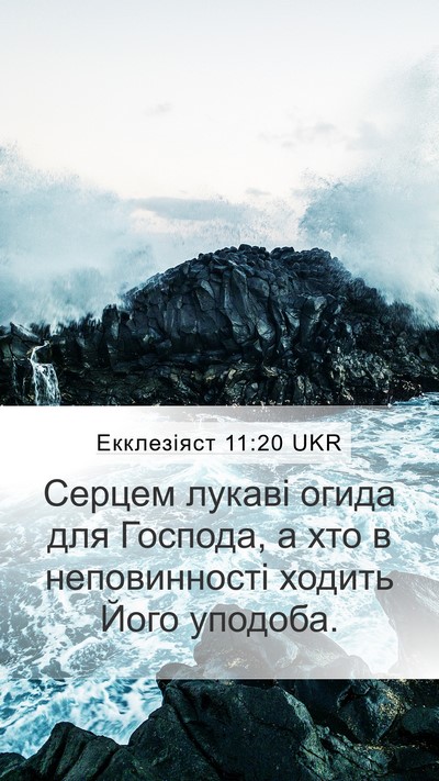Екклезіяст 11:20 UKR Bible Verse Image