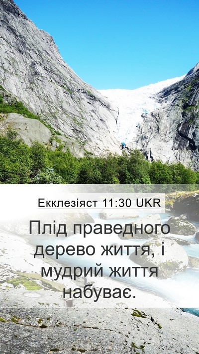 Екклезіяст 11:30 UKR Bible Verse Image