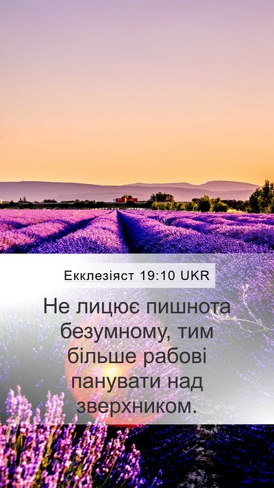 Екклезіяст 19:10 UKR Bible Verse Image