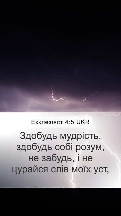Екклезіяст 4:5 UKR Bible Verse Image