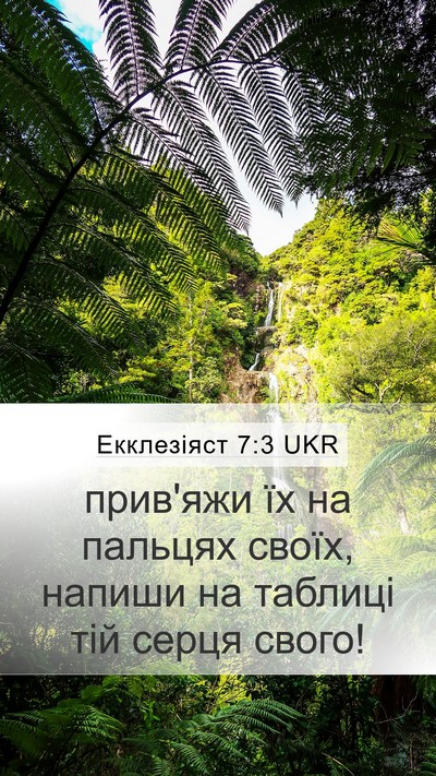 Екклезіяст 7:3 UKR Bible Verse Image