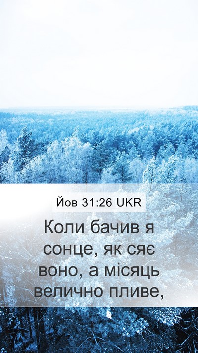 Йов 31:26 UKR Bible Verse Image