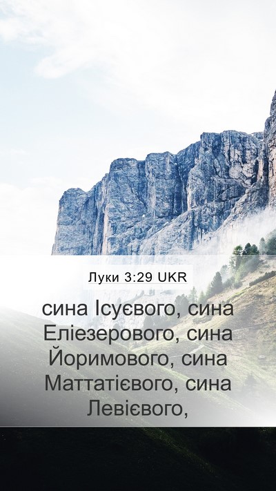 Луки 3:29 UKR Mobile Phone Wallpaper - сина Ісуєвого, сина - Mobile Bible Verse Wallpaper