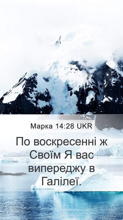 Марка 14:28 UKR Bible Verse Image