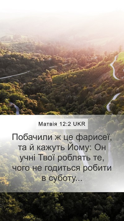 Матвія 12:2 UKR Bible Verse Image