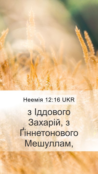 Неемія 12:16 UKR Bible Verse Image