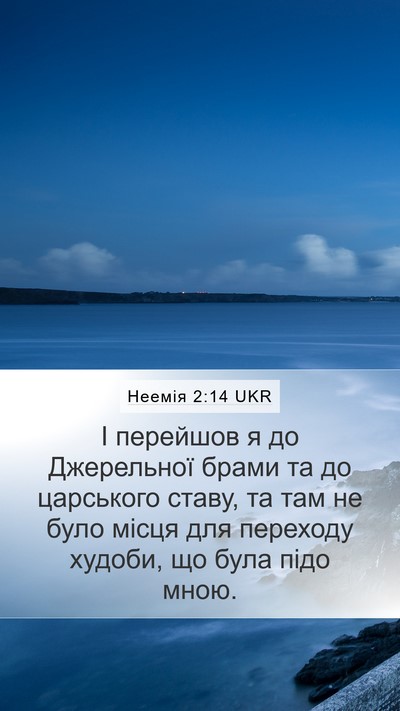 Неемія 2:14 UKR Bible Verse Image