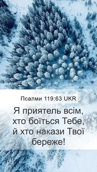 Псалми 119:63 UKR Bible Verse Image