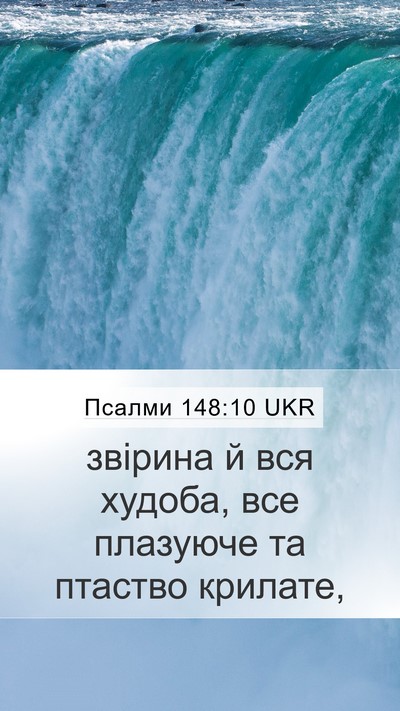 Псалми 148:10 UKR Mobile Phone Wallpaper - звірина й вся худоба, все - Mobile Bible Verse Wallpaper