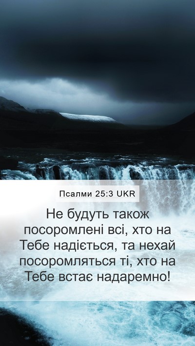 Псалми 25:3 UKR Bible Verse Image