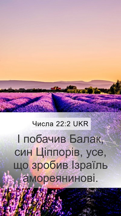 Числа 22:2 UKR Bible Verse Image
