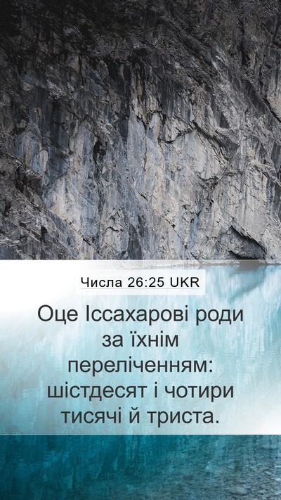 Числа 26:25 UKR Bible Verse Image